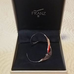 COPY - Franz - pewter and enamel dragonfly bracelet